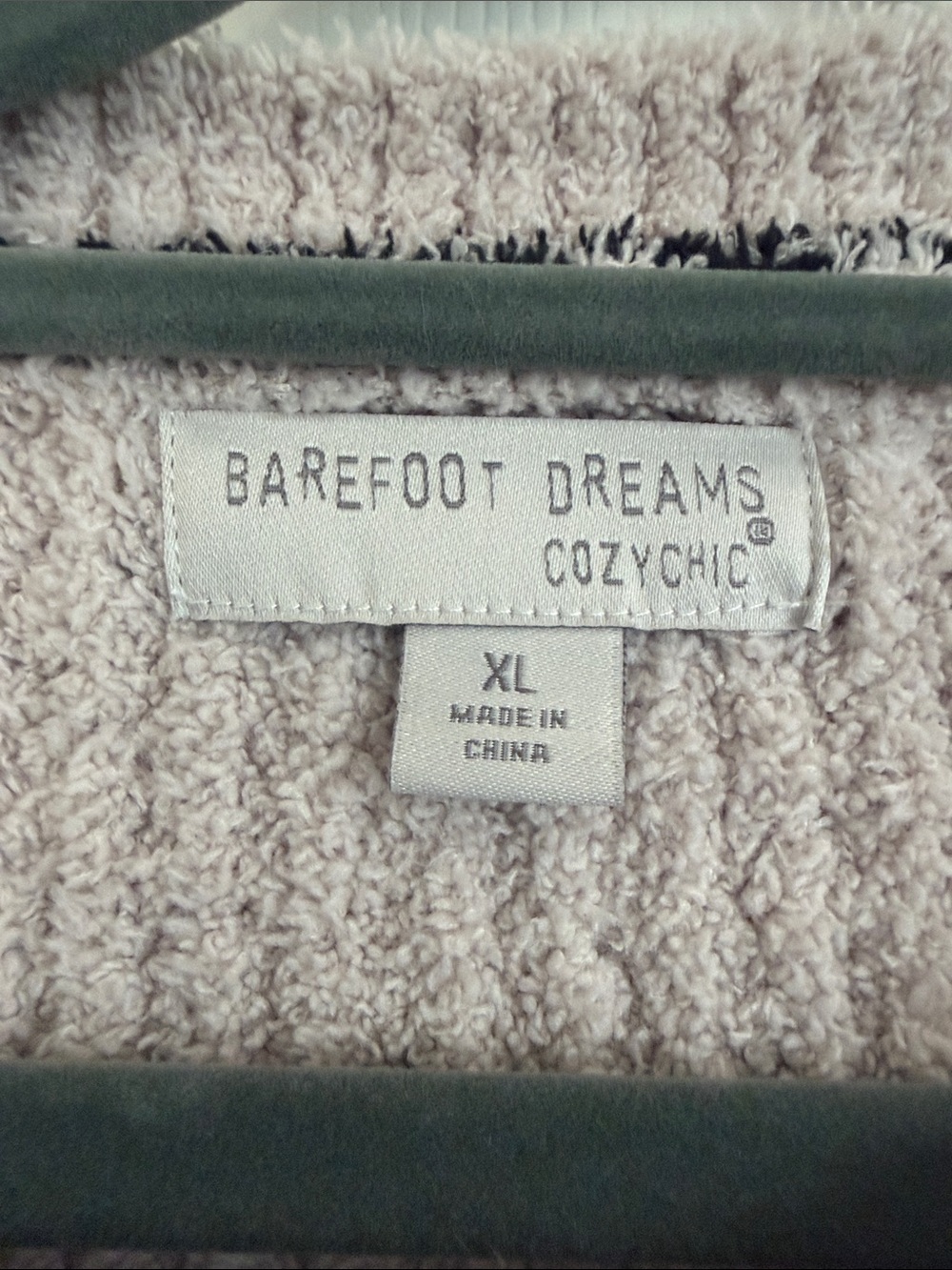 Barefoot Dreams CozyChic Ribbed Blanket Stitch Sweater XL - Picture 2 of 6